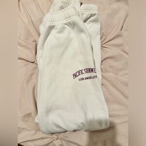 PACSUN women’s white sweatpants size S